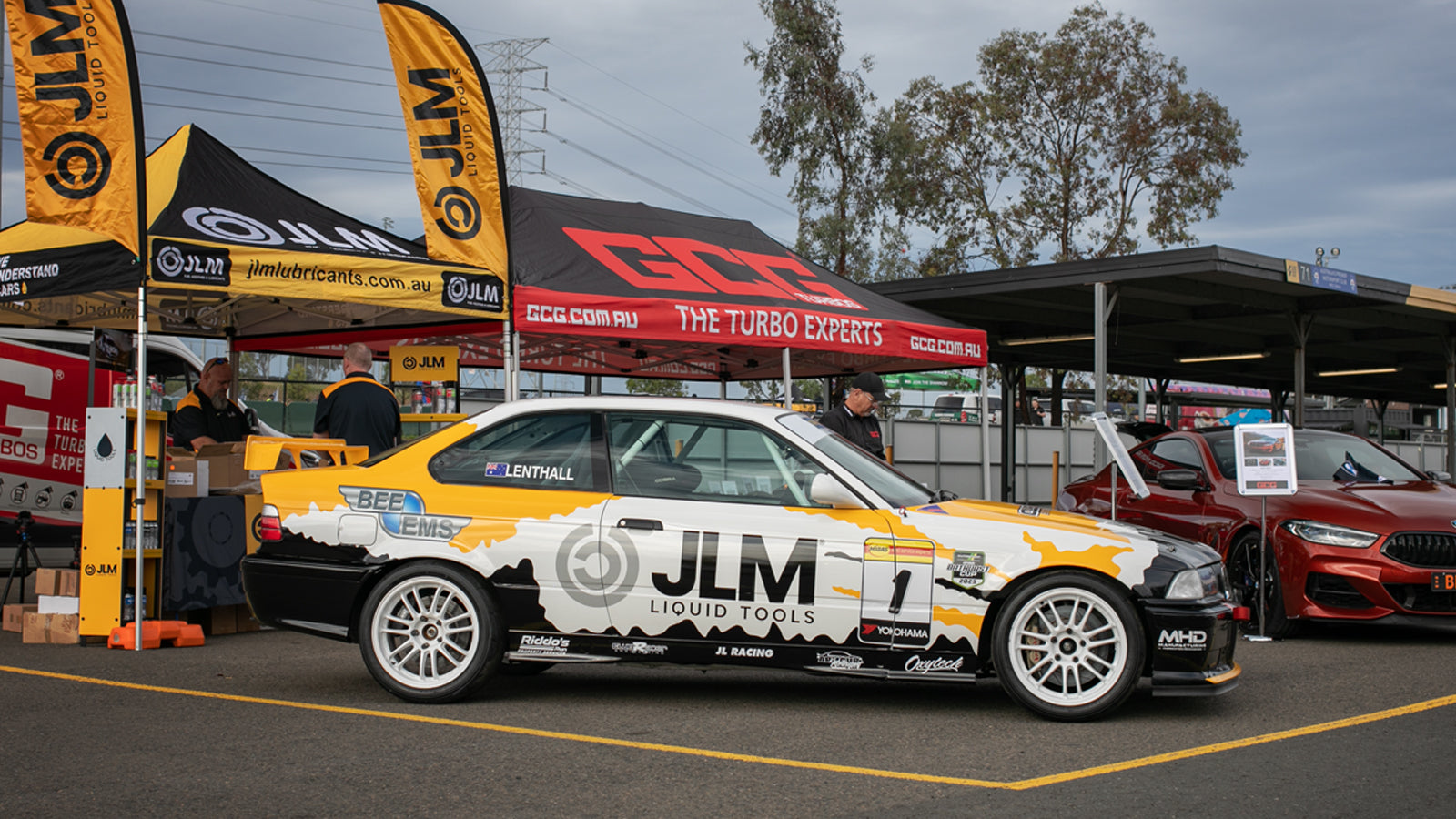 JLM products on display at the 2025 BMW SuperFest