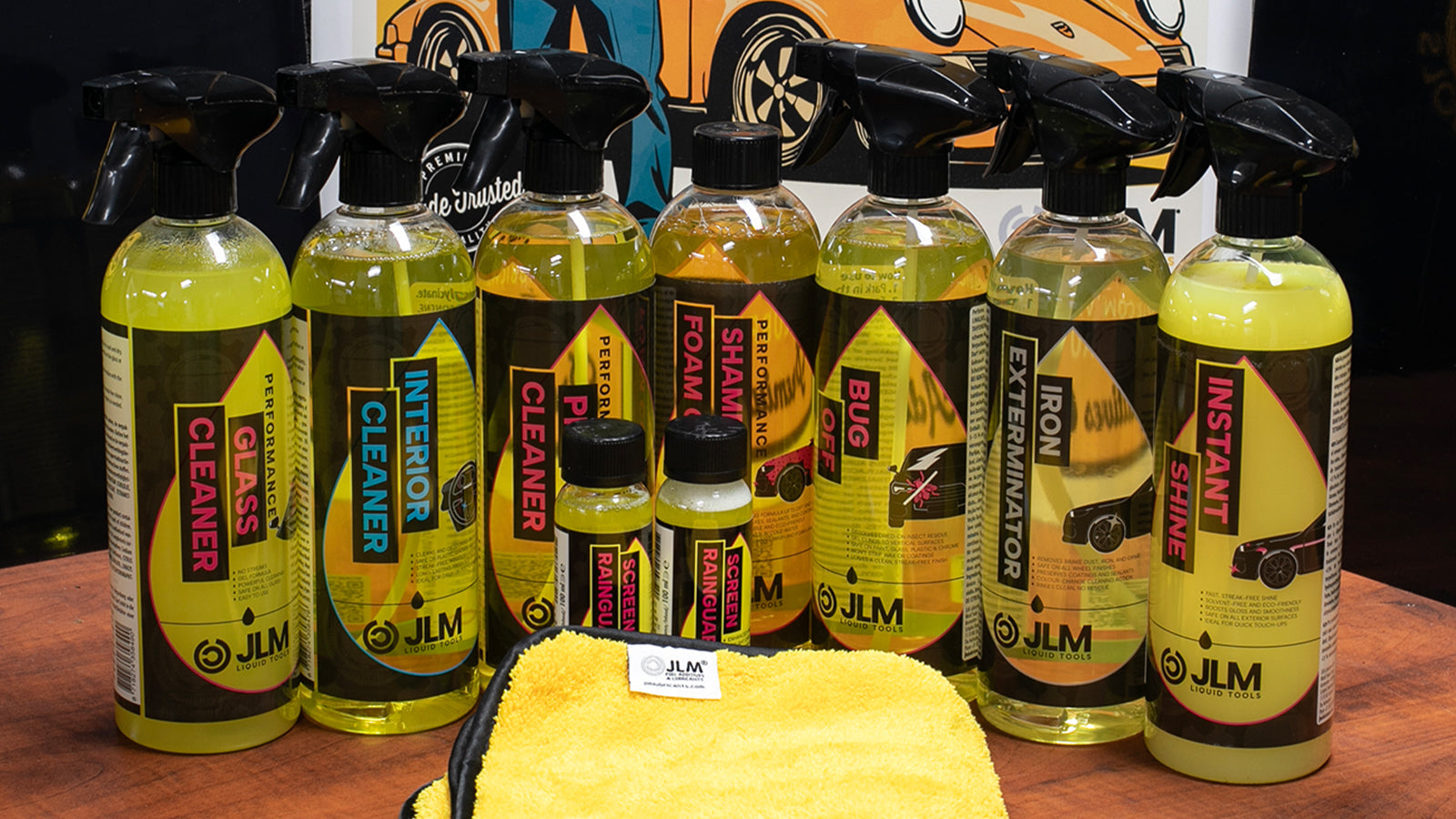 Brand New JLM range now offers car care, inside and out